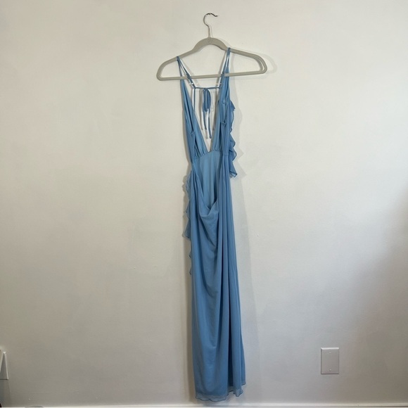 NWT Beginning Boutique Kalani Blue Maxi Dress Size 4 - Picture 7 of 10
